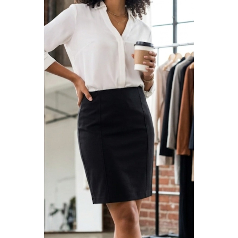 Soho Apparel NWT Womens Black Straight Skirt Size Plus 3X